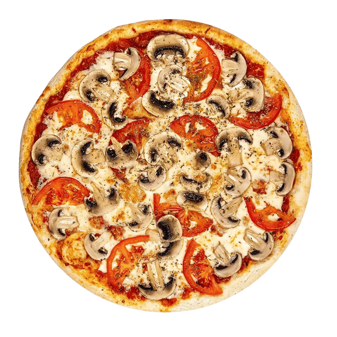 С курицей и грибами